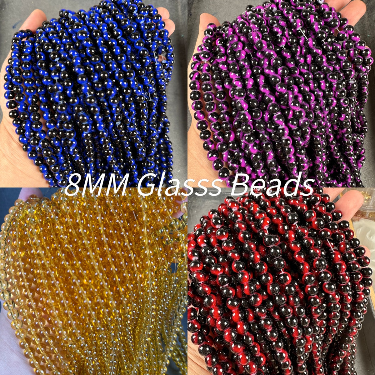 【Glass Beads】$10.99 that 1 bowl buy 10 scoops get 10 scoops free beads